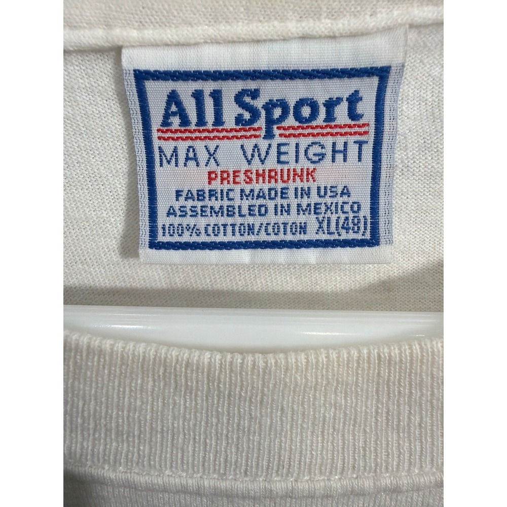 Vintage Tampa Bay Buccaneers Super Bowl XXXVII Champs T Shirt All Sport White XL - Picture 3 of 8